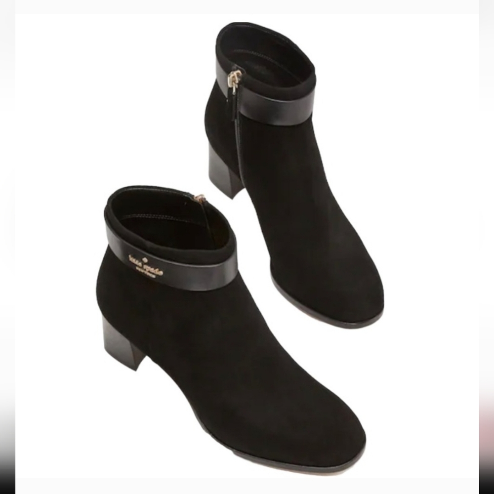 Kate Spade Black Morgan Booties, Black - Picture 2 of 12